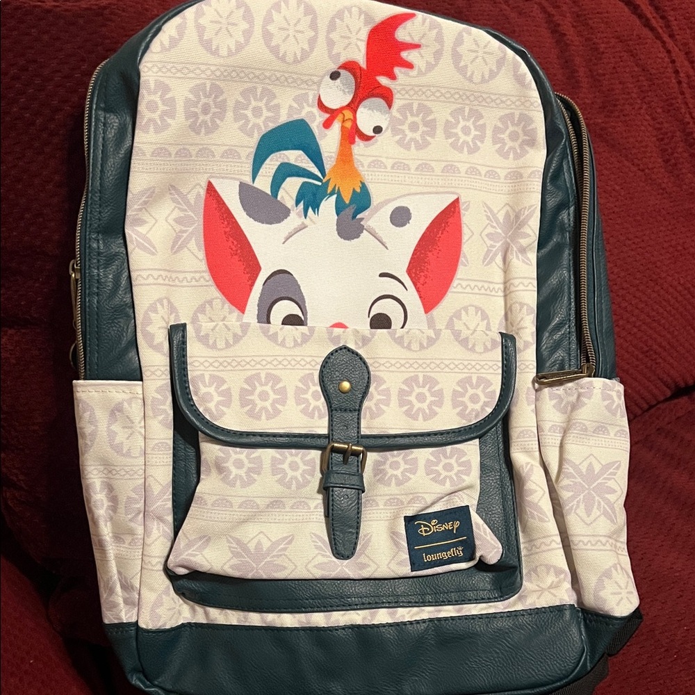 Disney Loungefly Moana Backpack in Teal and White